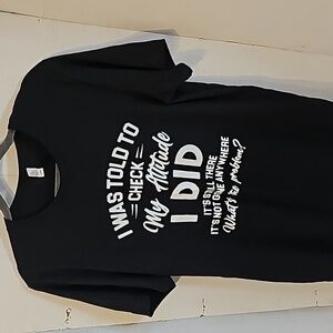 Canvas Graphics Tshirt. Size Large. Check my Atitude Theme.